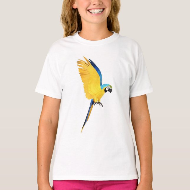 Bird t-shirts design for women.  (Front)