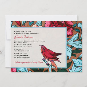 Bird Tapestry Invitation