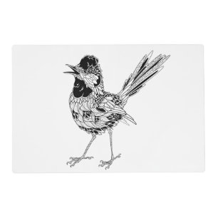 Bird Tattoo 2 Placemat