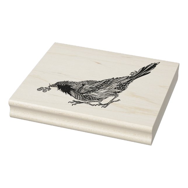 Bird Tattoo Rubber Stamp (Stamp)