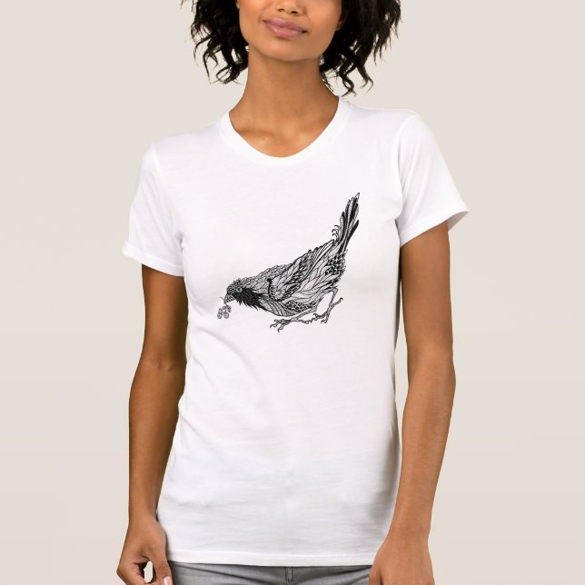 Bird Tattoo T-Shirt (Front)