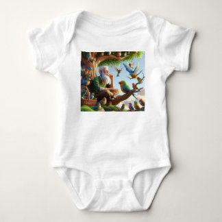 "Bird-Themed Baby Suits for a Cozy, Nature-Inspire Baby Bodysuit