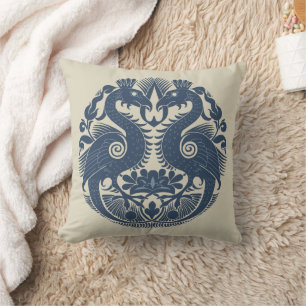 Bird-Things Throw Pillow