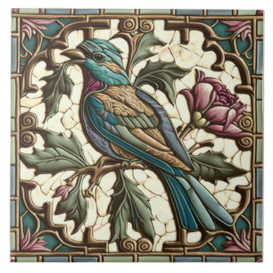 Bird Tiles - Vintage - Art Nouveau