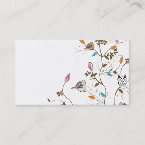 Bird tree Business Card