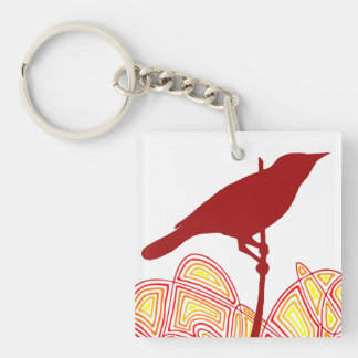 Bird Trivet Keychain