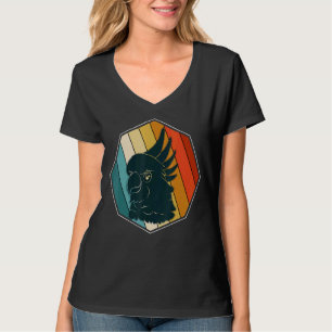 Bird Watcher Animal Parrot Retro Cockatoo T-Shirt
