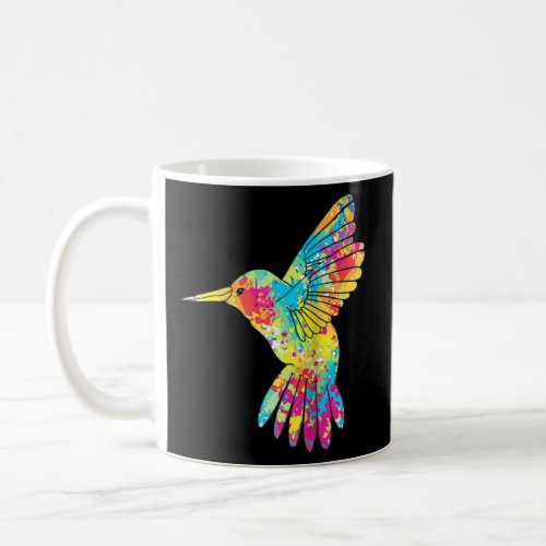 Bird Watcher For Kids Colorful Hummingbird Raglan  Coffee Mug