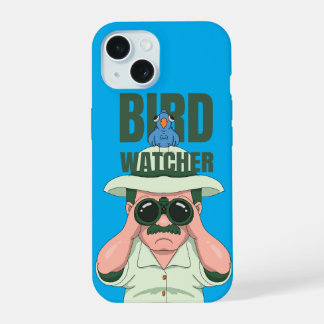 Bird Watcher Hobby birdwatching wildlife observer iPhone 15 Case