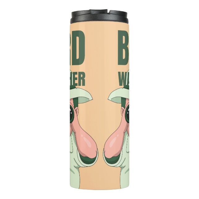Bird Watcher Hobby birdwatching  wildlife observer Thermal Tumbler (Back)