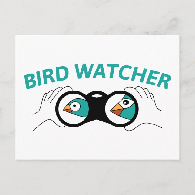 Bird Watcher Postcard (Front)