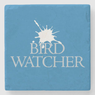 Bird Watcher Stone Coaster