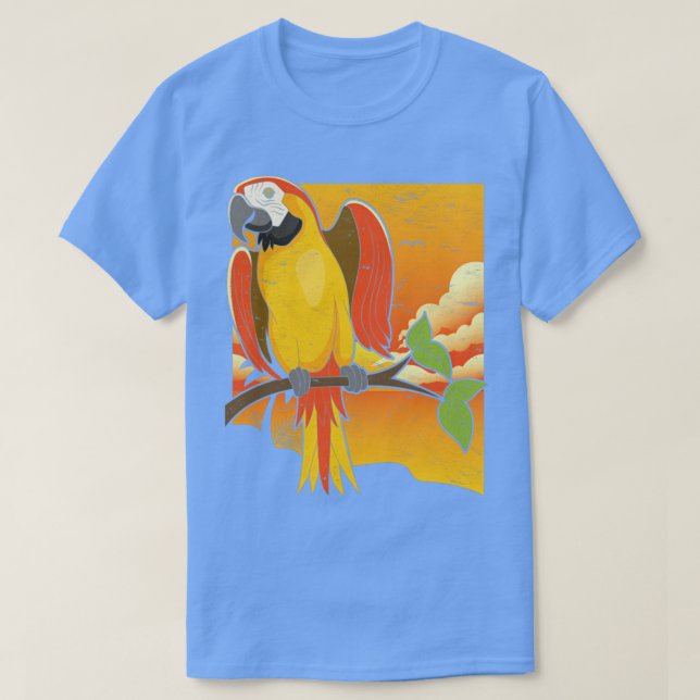 Bird Watcher Tropical Bird Macaw Parrot1 T-Shirt (Design Front)