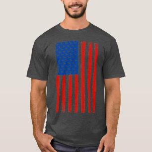 Bird Watching  American Flag Birds Birder  T-Shirt