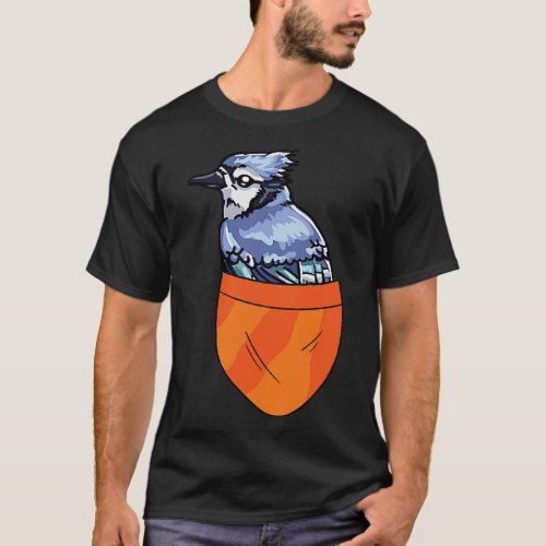 Bird Watching Bird Illustration Fly Nature Lovers  T_Shirt