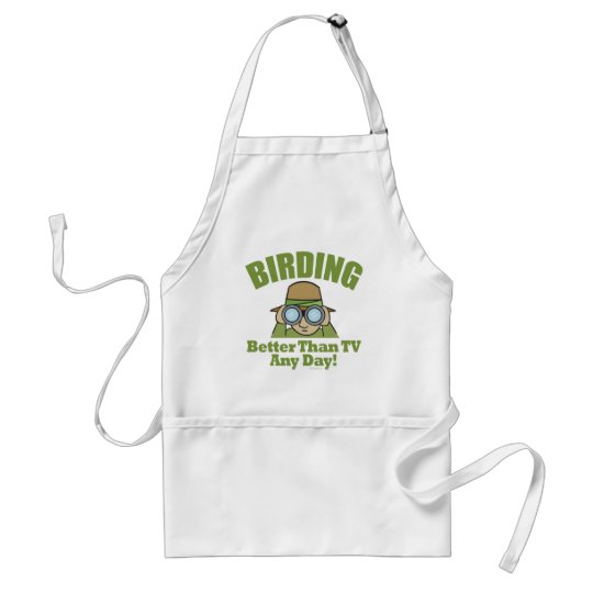 Bird Watching, Birding Adult Apron