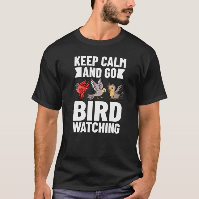 Bird Watching Birding Binocular Camera Beginner T-Shirt (Front)