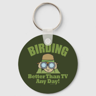 Bird Watching, Birding Keychain