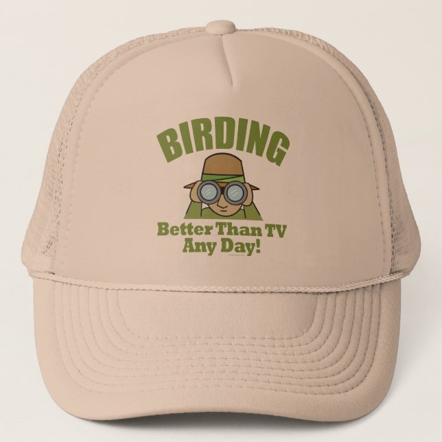 Bird Watching, Birding Trucker Hat (Front)