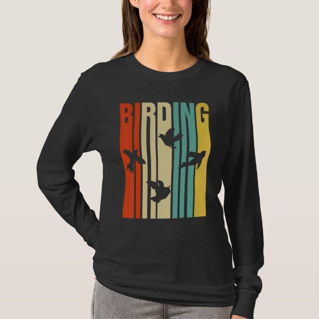 Bird Watching Birding Twitcher Bird   Birding T-Shirt (Front)