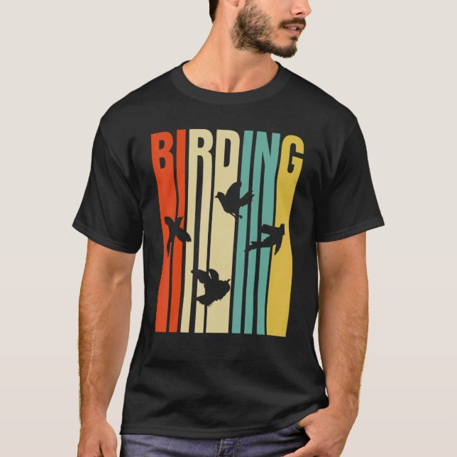 Bird Watching Birding Twitcher Bird   Birding T-Shirt (Front)