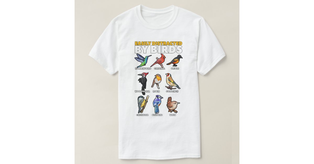 Birding T Shirt I Watch Birds and I Know Things Gifts for 