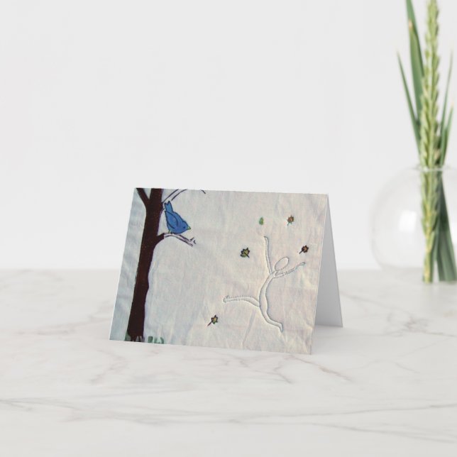 Bird Watching blank notecard (Front)