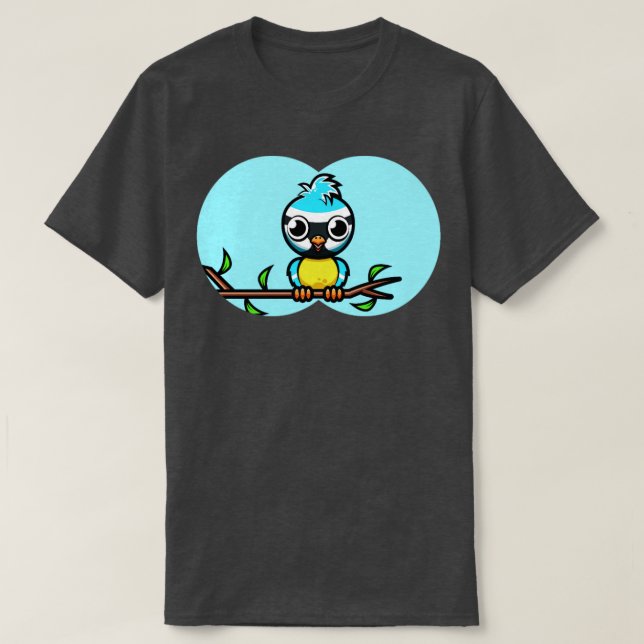 Bird Watching Blue it Bird Nerd  T-Shirt (Design Front)