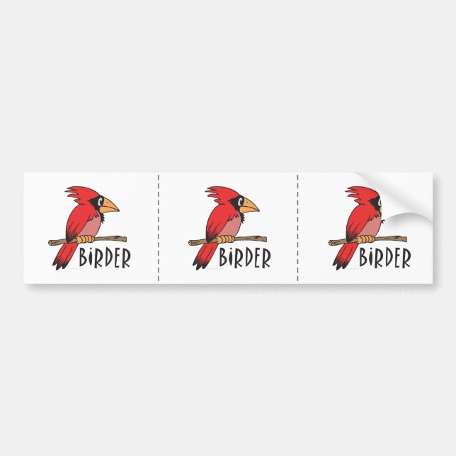Bird Watching Bumper Sticker (Front)