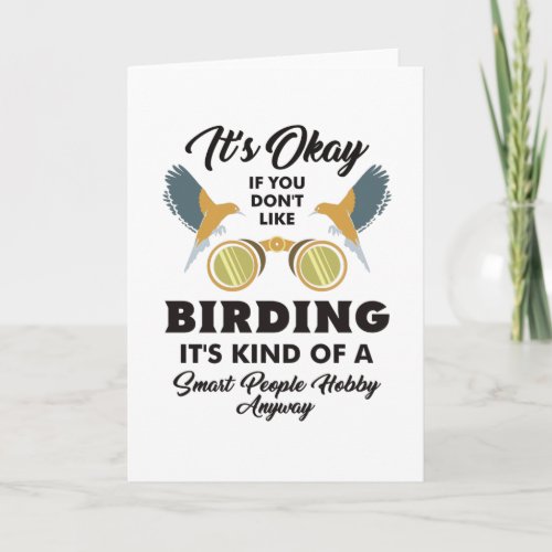 Bird Watching Card