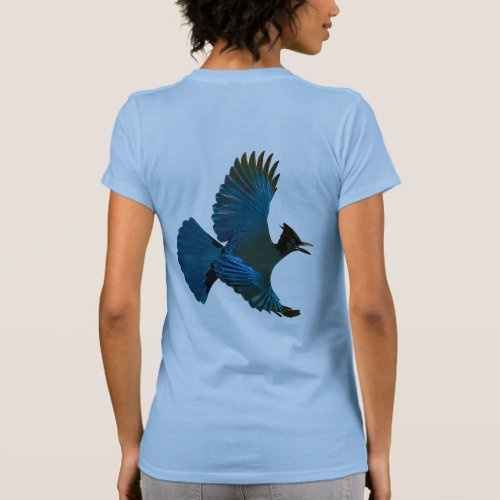 Bird Watching Club Stellers Blue Jay Add Any Name T_Shirt