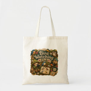 Bird Watching Club Tote Bag Cute Bird Lover Gift