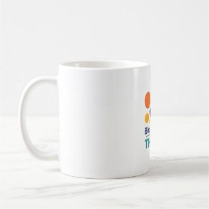 Bird Watching is My Therapy - Swallow Geometric De Coffee Mug