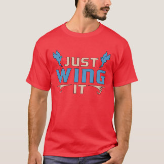 Bird Watching Just Wing It Birds Bird Watcher boy T-Shirt