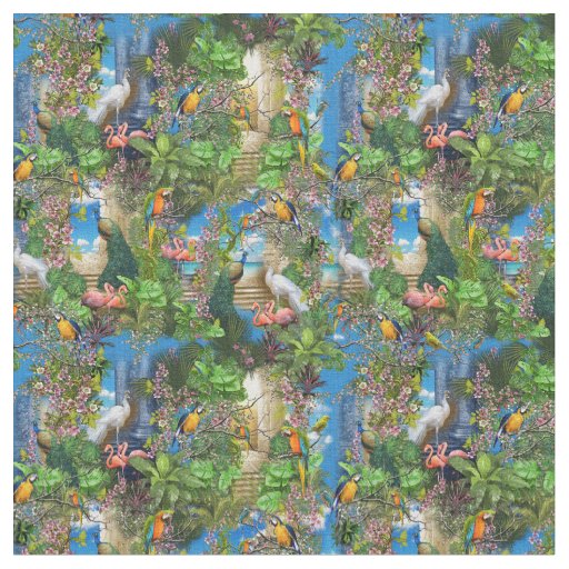 Bird Watching Paradise Fabric