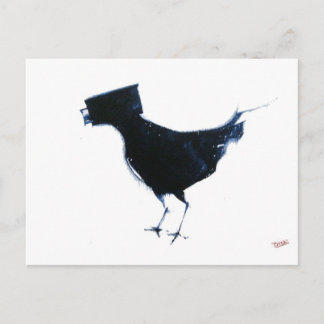 bird watching postcard