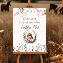 Bird Watercolor Birthday