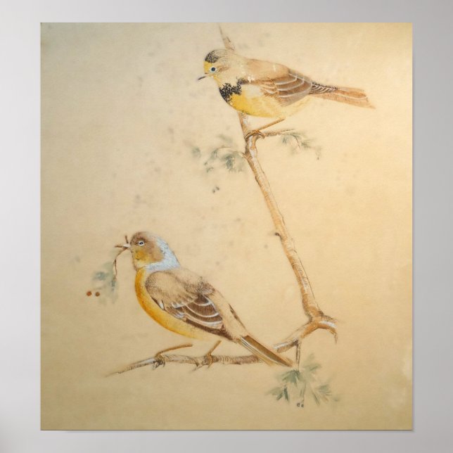 Bird Watercolor – Nature Wall Art (Front)