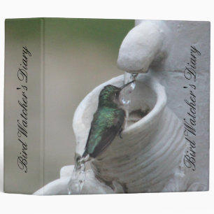 Bird Water's Diary Binder