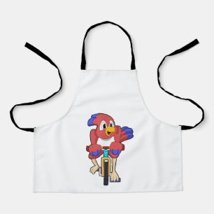 Bird with Bicycle Apron