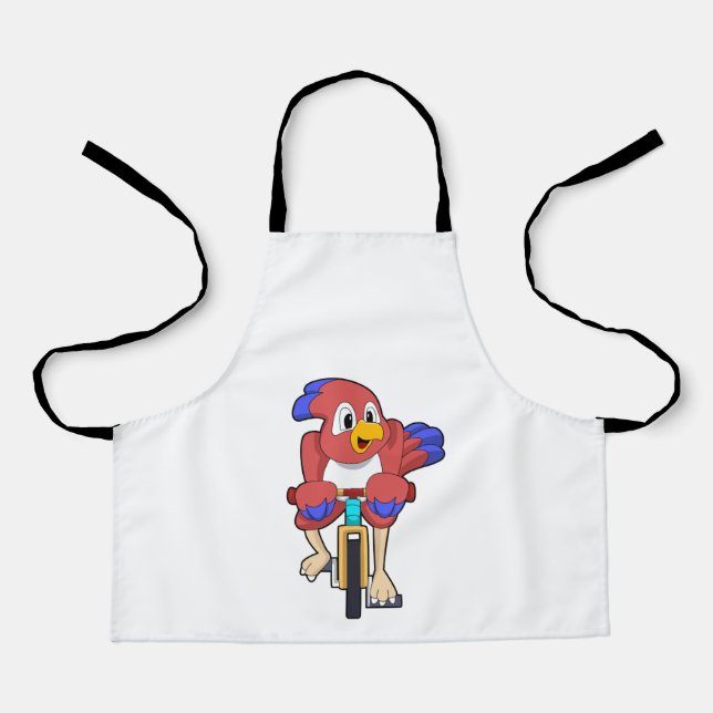 Bird with Bicycle Apron (Front)