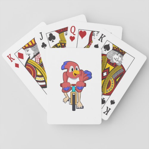 Bird with Bicycle Playing Cards