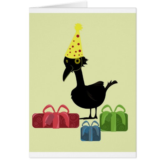 Bird with gifts cards (Front)