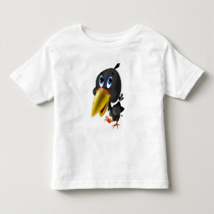 Bird with Heart Gift Funny Toddler T-Shirt