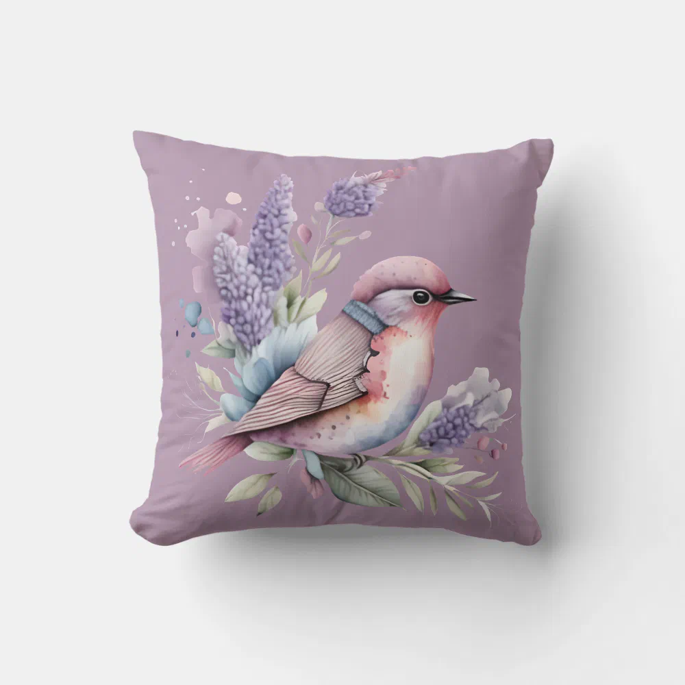 Bird with Lavender