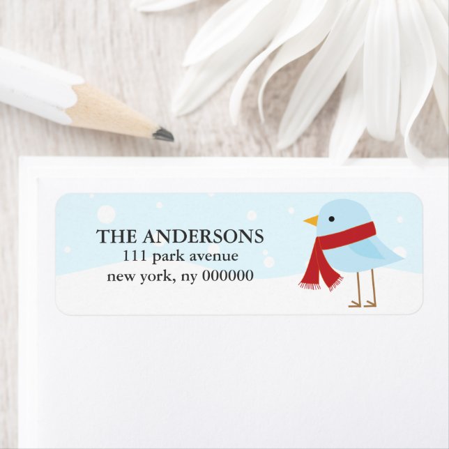 Bird with Scarf Labels (Insitu)