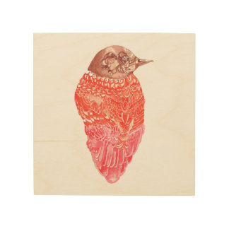 Bird Wood Print