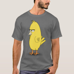 Men T Shirt T shirt Chuck angry bird yellow tshirts Women T-Shirt