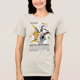 Birdathon 2026 T-shirt Women Tri-Blend Shirt