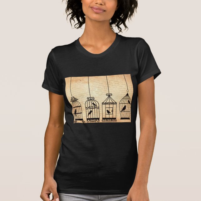 Birdcage Silhouettes T-Shirt (Front)